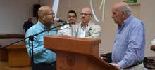Asamblea de Transportadores con el Maurice Armitage