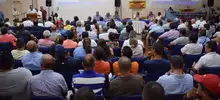 Asamblea de Transportadores con el Maurice Armitage