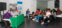 Rueda de prensa estudiantes UAO en SecDeportes