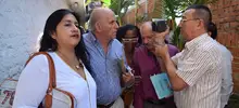 Visita a la comuna 14 - Maurice Armitage