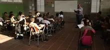 Alcalde visitó las cinco aulas especializadas de la IE Monseñor Ramón Arcila
