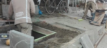 Avance de obra en la Calle 48 entre carreras 29 y 50.