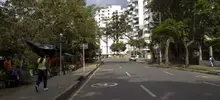 Cierre de vía en el barrio Santa Teresita 1