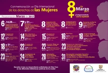 Programación Día Internacional de la Mujer 