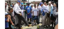 Vicepresidente Óscar Naranjo en Terrón Colorado