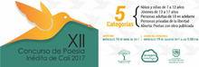 Banner web XVII Concurso Poesía