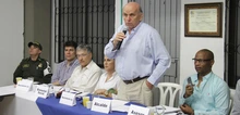 Imágen Visita del Alcalde Armitage y Su Gabinete a la comuna 7