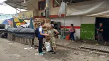 Jornada de recuperación del habitante de calle en galería Santa Elena