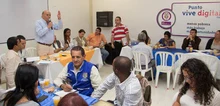 Foto visita comuna 13