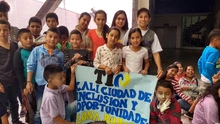 380 Niños de zonas vulnerables de Cali disfrutaron de una mañana de cine