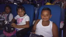 380 Niños de zonas vulnerables de Cali disfrutaron de una mañana de cine