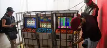 Así fue el operativo simultáneo para decomisar máquinas traga monedas