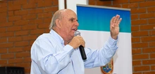 Foto de las visitas del Alcalde y su gabinete a la comuna 18