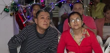 Foto de las visita del Alcalde y su gabinete a la comuna 19