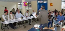 Foto primera visita al corregimiento de Felidia