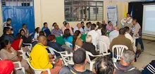 Foto de la primera visitas del Alcalde y su gabinete al corregimiento de Felidia