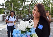 Mujeres que comparten la paz