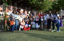 Mujeres que comparten la paz