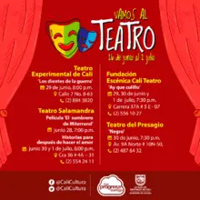 Vamos al teatro… conoce la programación para esta semana