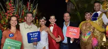 Los periodistas nacionales e internaciones asistentes a la XII Cumbre Alianza del Pacífico disfrutaron de una noche llena de cultura