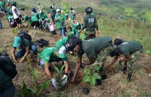 Cali cumplió con la Siembratón de 2.000 árboles en Cristo Rey