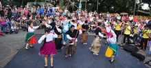 Nivel artístico del Encuentro de danzas folclóricas Mercedes Montaño enamoró a los asistentes