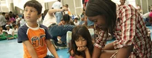 Niños construyendo ciudad