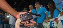 Armas por oportunidades: las fotos de la entrega de más de 40 armas de jóvenes expandilleros