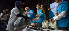 Armas por oportunidades: las fotos de la entrega de más de 40 armas de jóvenes expandilleros