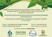 Socialización de la Declaratoria de Nuevas Áreas Protegidas de la Comuna 22