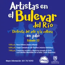 Disfruta de los artistas en el Bulevar