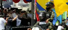 La ciudad volcó sus ojos hacia el paso de las fuerzas militares
