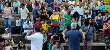 Caleños y turistas disfrutaron de un festival cultural en Los Cristales