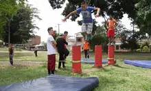 Con deporte se inauguró el skate park Ciudad Córdoba 14