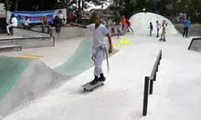 Con deporte se inauguró el skate park Ciudad Córdoba 19