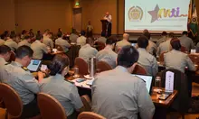 En cumbre de oficiales de la Policía, Armitage llama a trabajar desde lo social, para alcanzar el bienestar y el progreso del país