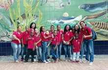 A niños y jóvenes del X Encuentro de Semilleros de Música del Pacífico ‘Petronito’ se les dio la bienvenida en el Zoológico de Cali