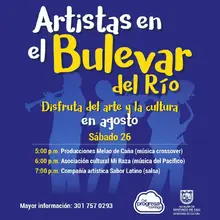Disfruta de los ‘Artistas en el Bulevar’ este sábado 26 y domingo 27 de agosto