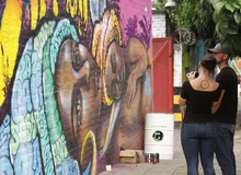 Terminó Graficalia, el primer festival que llenó de arte y color la ciudad