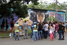 Terminó Graficalia, el primer festival que llenó de arte y color la ciudad