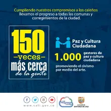 40 datos sobre la gestión de la Alcaldía de Cali tras 150 visitas a los territorios