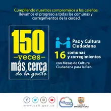 40 datos sobre la gestión de la Alcaldía de Cali tras 150 visitas a los territorios