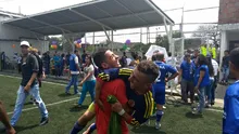 Festival de goles en la final del torneo de fútbol de habitante de calle