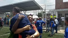 Festival de goles en la final del torneo de fútbol de habitante de calle