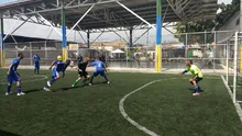Festival de goles en la final del torneo de fútbol de habitante de calle
