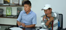 El mandatario municipal estuvo acompañado del Secretario de Bienestar Social y del Subsecretario de Atención a Víctimas del Conflicto. 