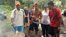 Como niños, habitantes de calle en proceso de resocialización disfrutaron del paseo al río Pance