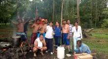 Como niños, habitantes de calle en proceso de resocialización disfrutaron del paseo al río Pance