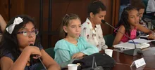 En imágenes, así fue la reunión de las niñas funcionarias con el gabinete femenino de la alcaldía de Cali