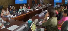 En imágenes, así fue la reunión de las niñas funcionarias con el gabinete femenino de la alcaldía de Cali